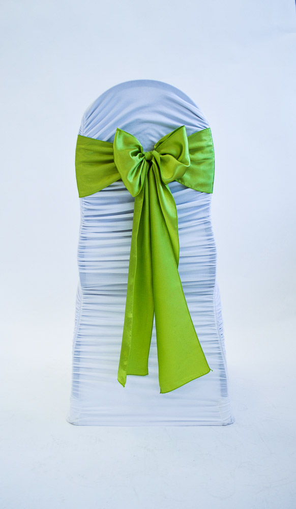 Lime Green Satin Chair Flair